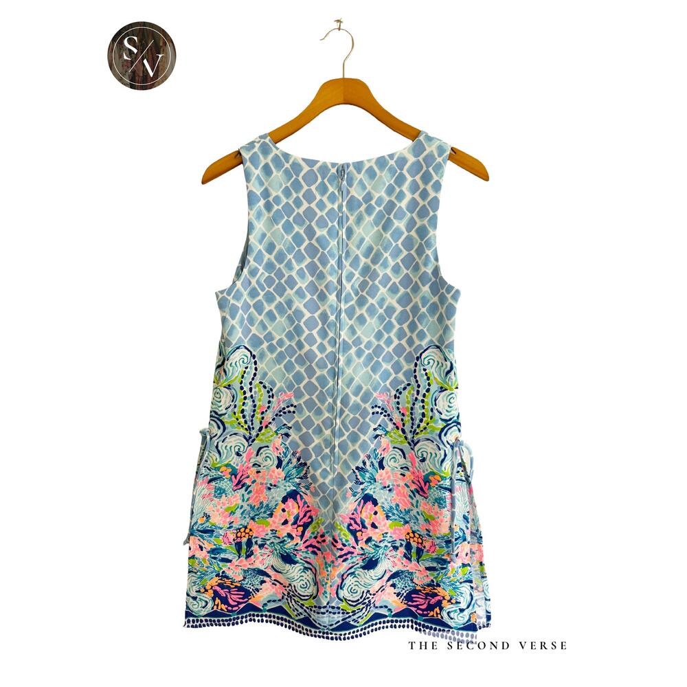 LILLY PULITZER Donna Romper Size 2 Multi Hidden Treasure - Picture 2 of 11